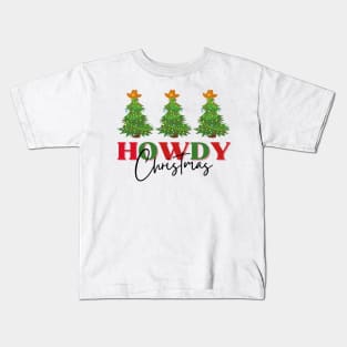 Howdy Christmas Kids T-Shirt